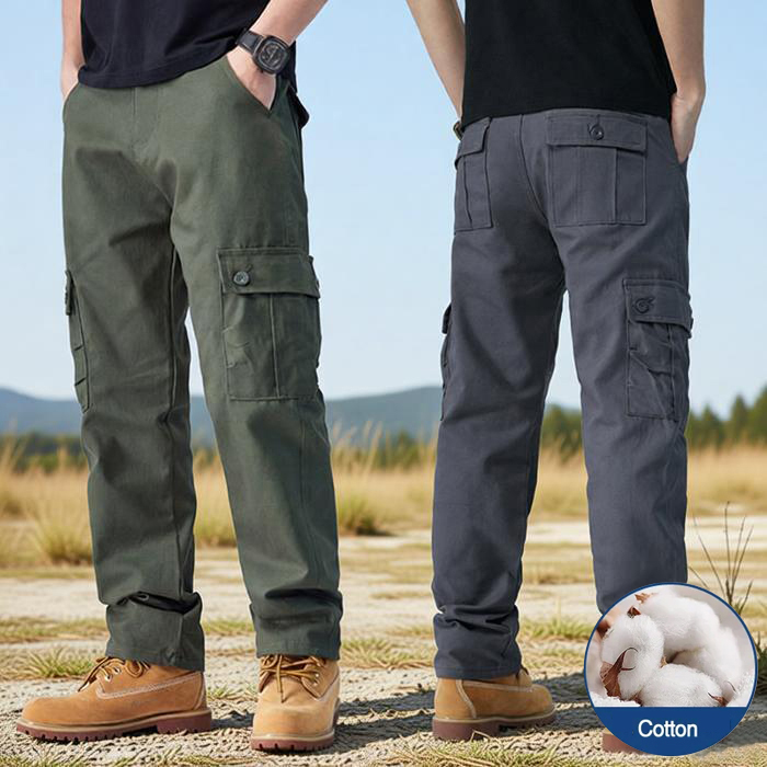 Cargo Pant Wide - Мужские брюки-карго, хлопковые комбинезоны с несколькими
