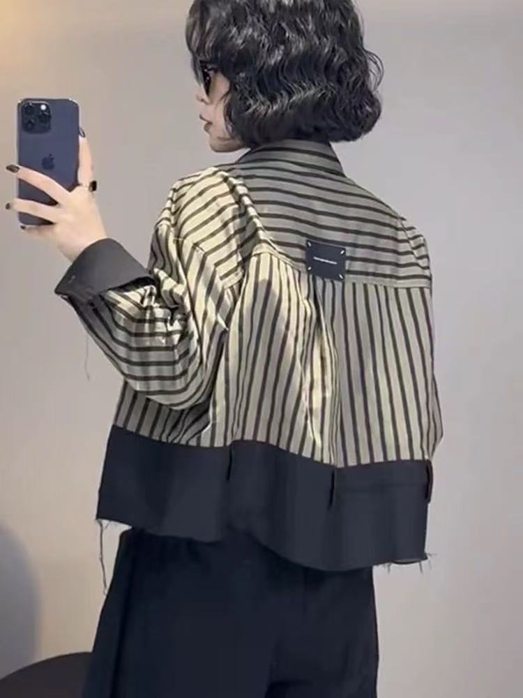 Street Fashion Korea - Короткие куртки в стиле ретро, рубашки,