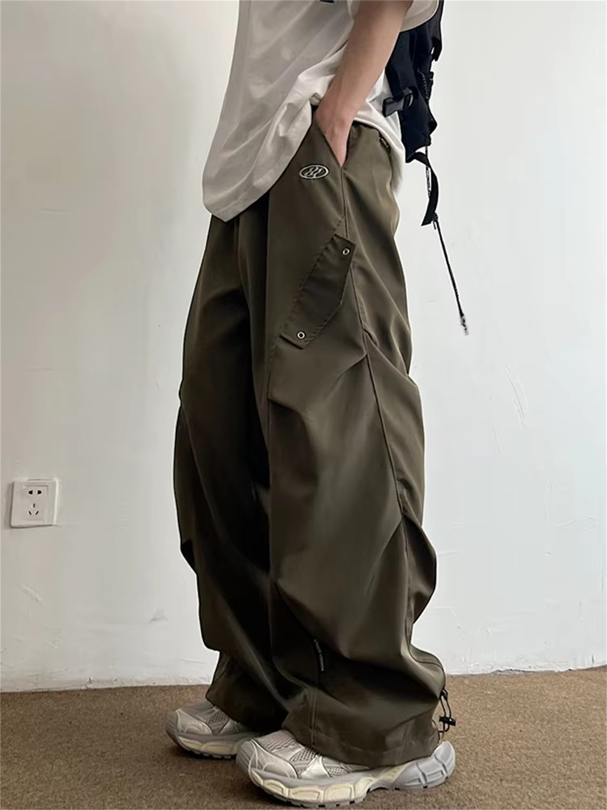 Street Fashion Korea - Мужские брюки-карго Techwear Parachute в стиле