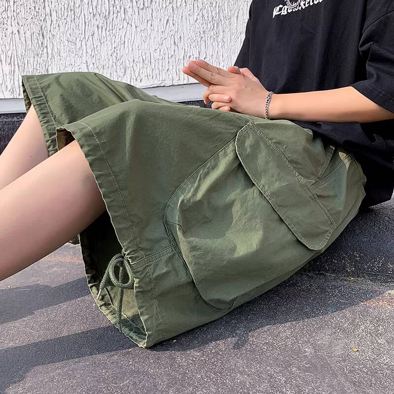 Cargo Pant Wide - Мужские повседневные укороченные брюки 2026: летние