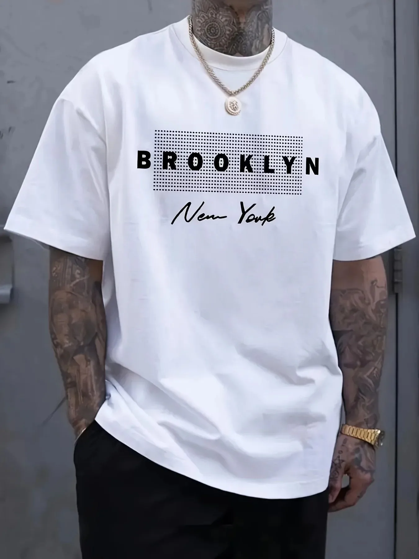 Мужская футболка с принтом «Нь – обзор и цена Street Fashion New York