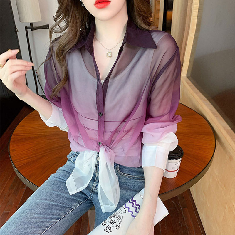 Модная женская рубашка, летняя – обзор и цена Street Fashion Korea