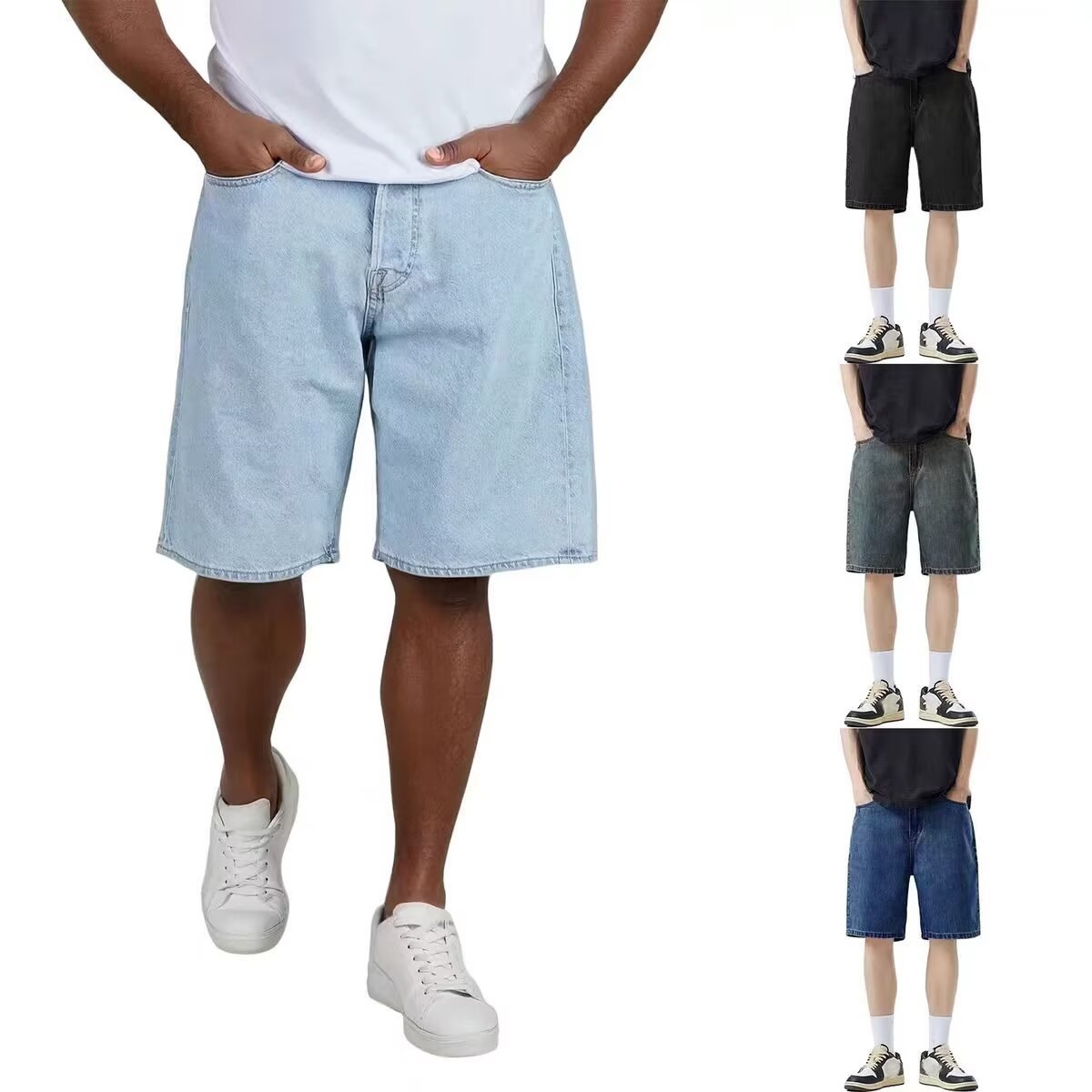 Новые мужские джинсовые шорты  – обзор и цена Cargo Pant Wide