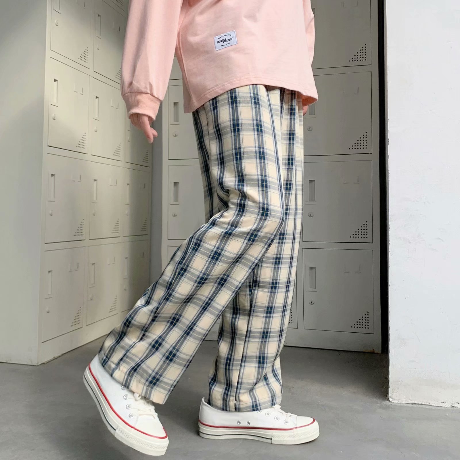 Мужские брюки в клетку в корей – обзор и цена Cargo Pant Wide