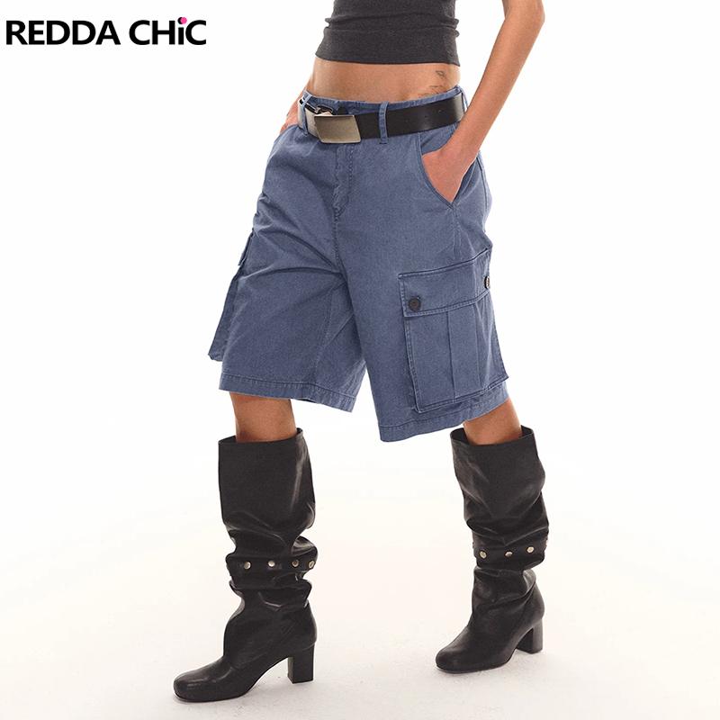 Женские джинсовые шорты-карго  – обзор и цена Cargo Pant Wide