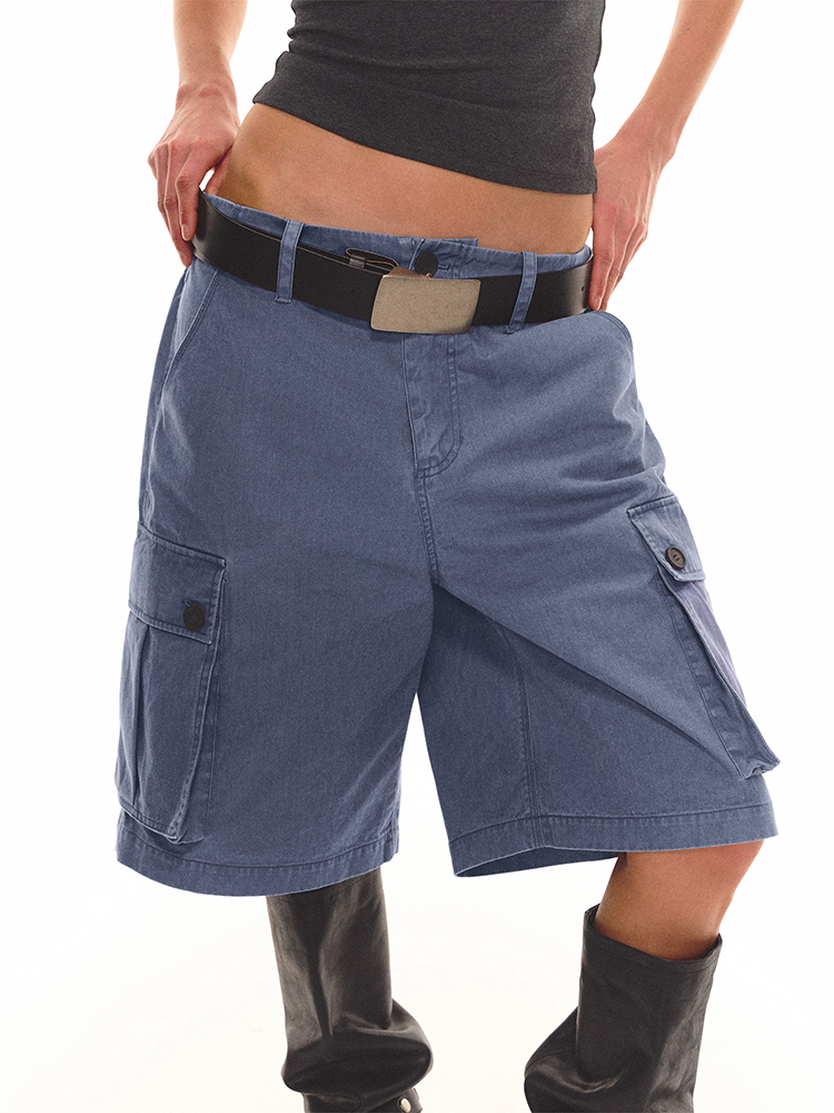 Женские джинсовые шорты-карго  – обзор и цена Cargo Pant Wide
