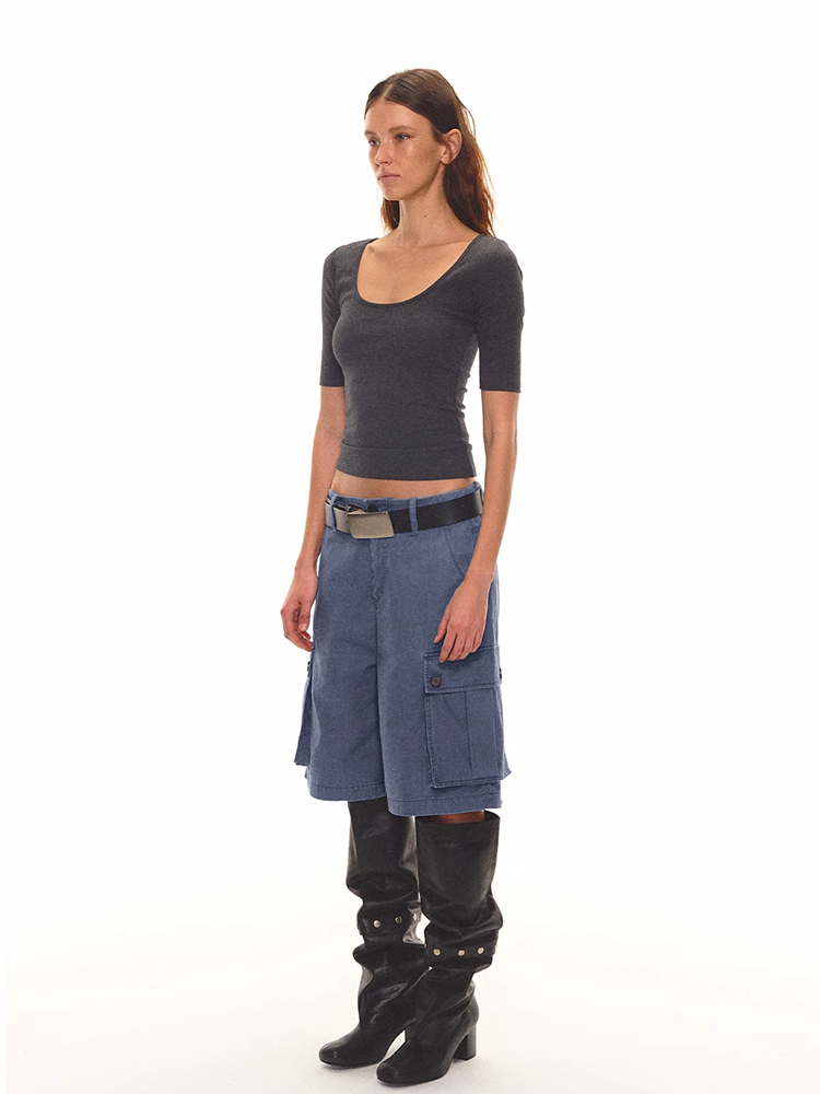 Женские джинсовые шорты-карго  – обзор и цена Cargo Pant Wide