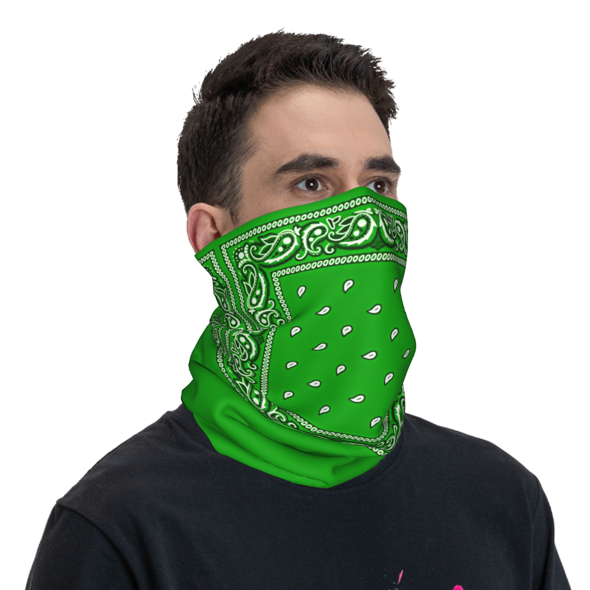 Зеленая бандана-балаклава для  – обзор и цена Balaclava Face Mask