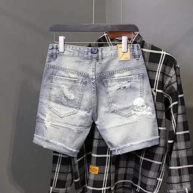 Джинсовые шорты мужские стрейч – обзор и цена Street Fashion Korea